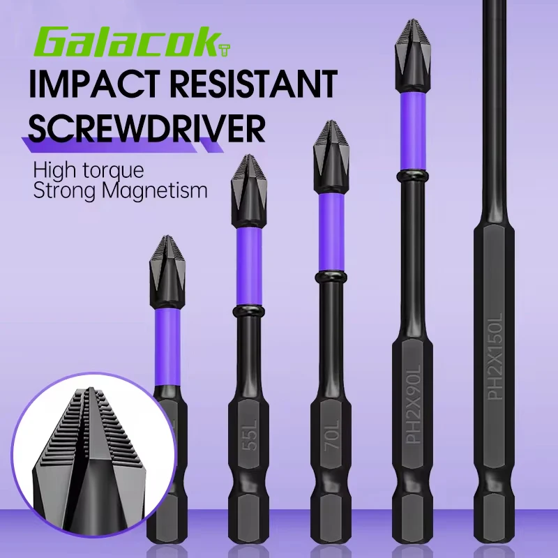 Power Tools List - Magnetyczny zestaw końcówek wkrętakowych Phillips z
