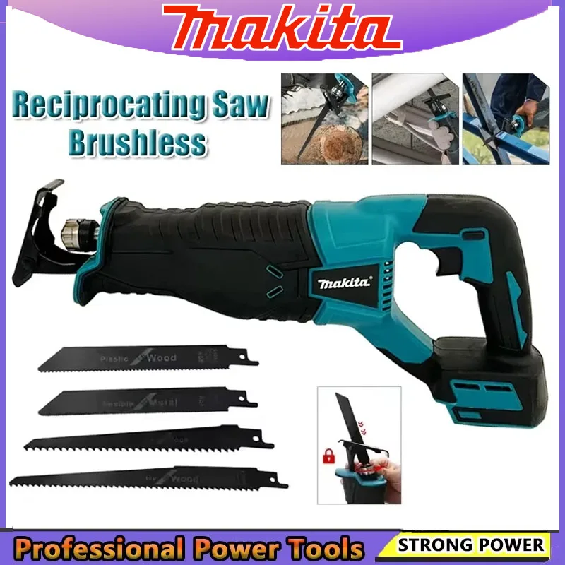 Power Tools Used - Piła szablasta akumulatorowa Makita, bezszczotkowa, przenośna,