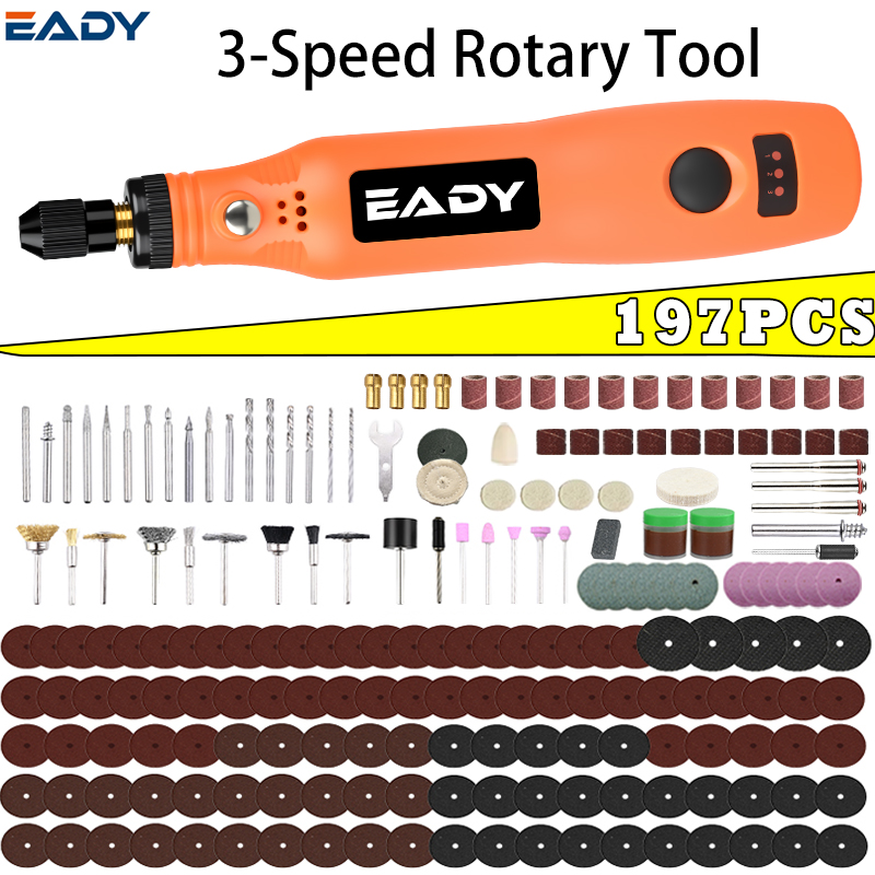 Impact Driver Cordless - Zestaw bezprzewodowych narzędzi obrotowych USB –