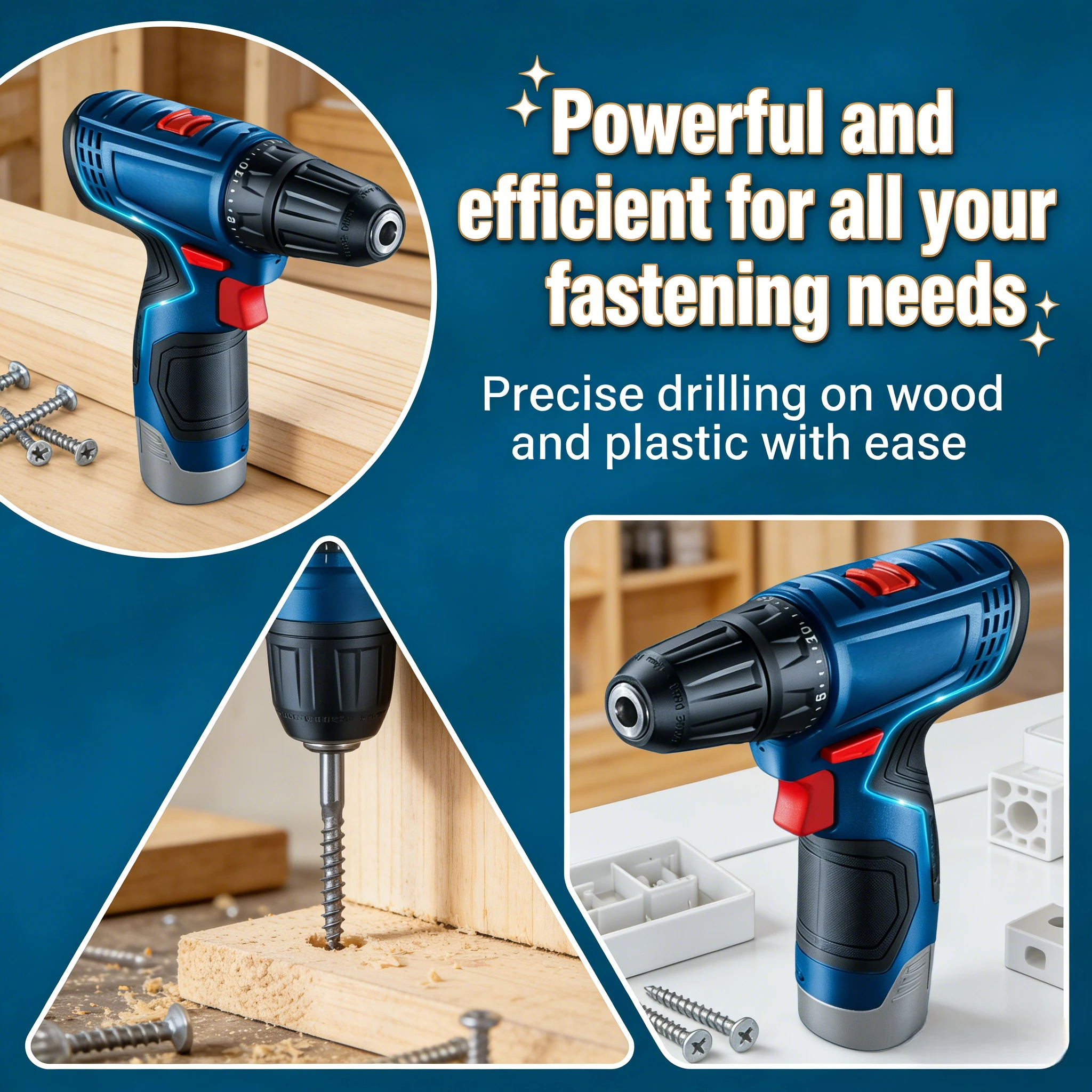 Power Tools For Home - Wiertarko-wkrętarka akumulatorowa Bosch GSR 120-LI 12V,