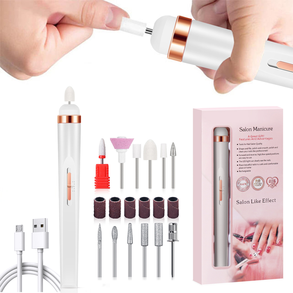 Power Tools List - LULAA Przenośny zestaw do manicure Pełny