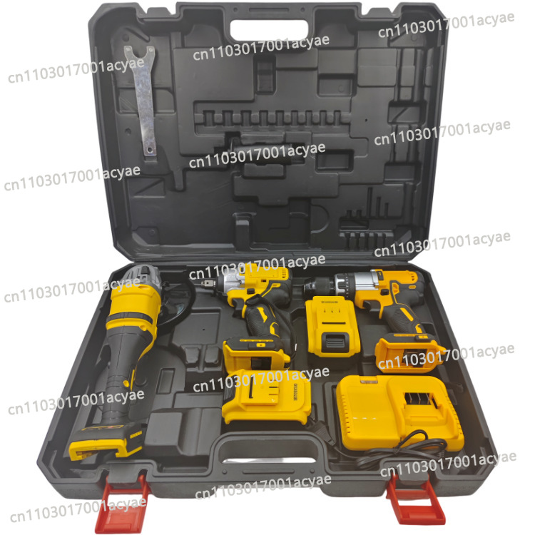 Power Tools For Home - Zestaw szlifierki kątowej i wiertarki elektrycznej