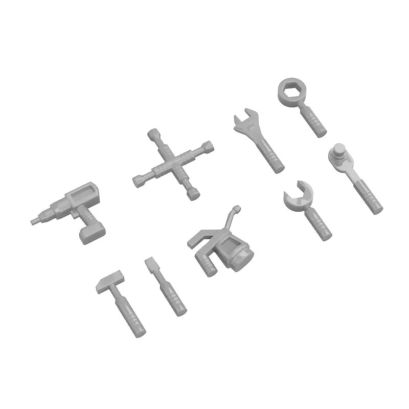 Power Tools Lego - Zestaw 9 klocków konstrukcyjnych MOC, zawierający