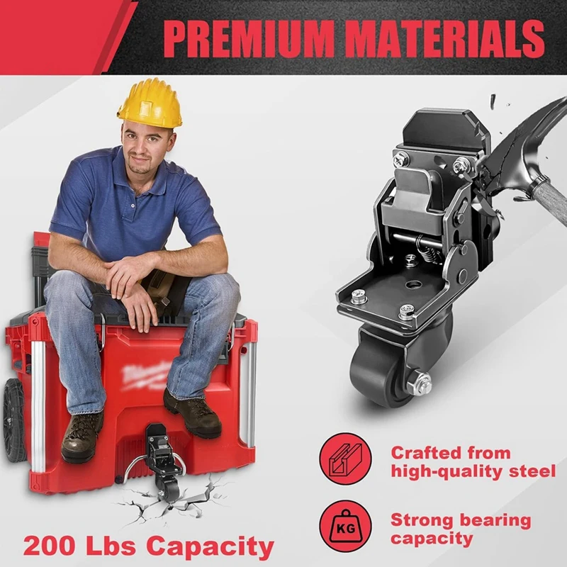 Przednie kółka stalowe ABCA, z – Power Tools For Construction recenzja i cena