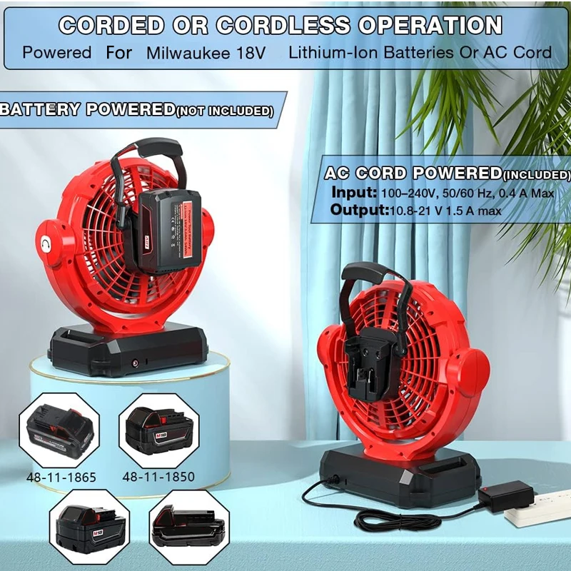 Bezprzewodowy wentylator do ak – Power Tools For Construction recenzja i cena