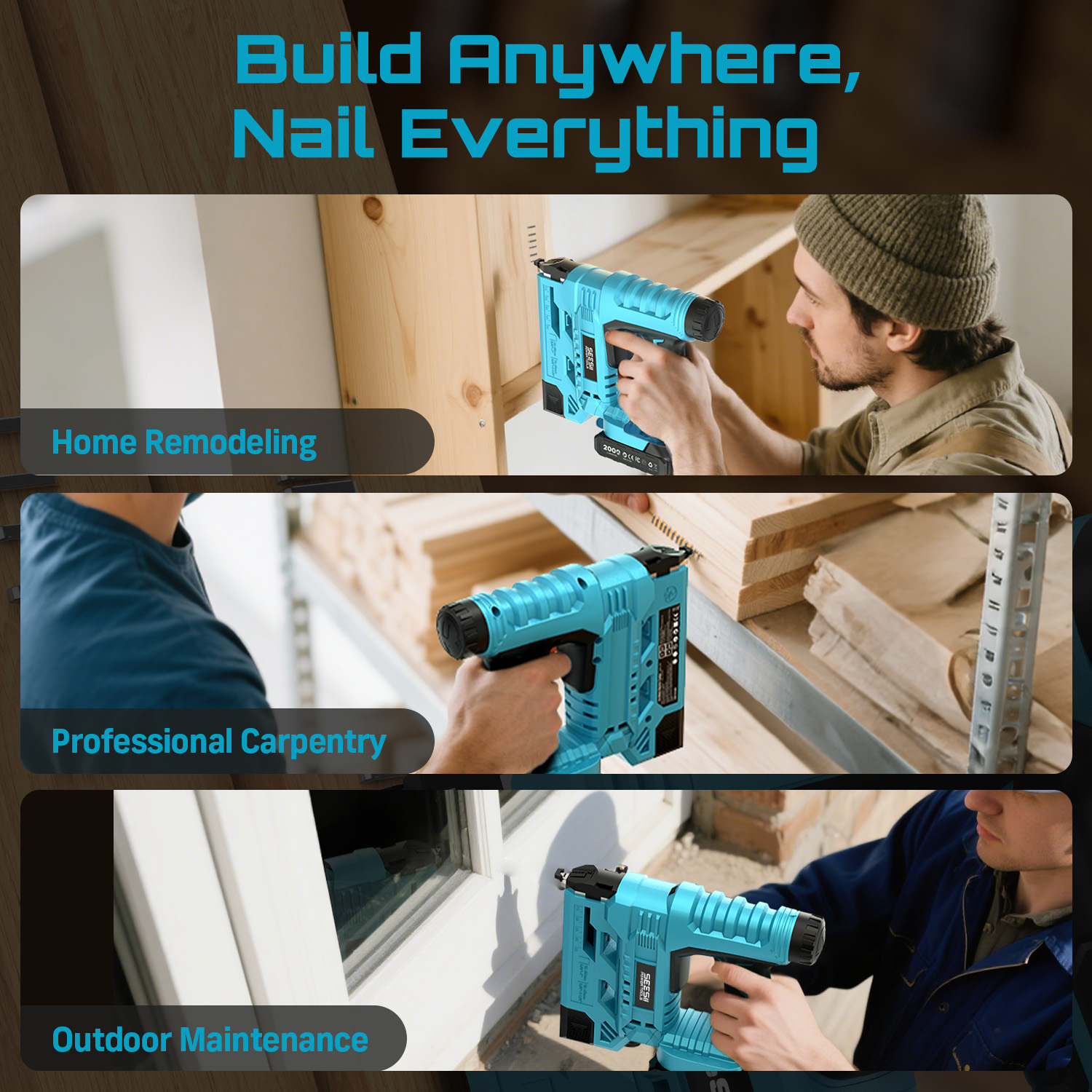 SEESII Elektryczna Gwoździarka – Power Tools Manual recenzja i cena
