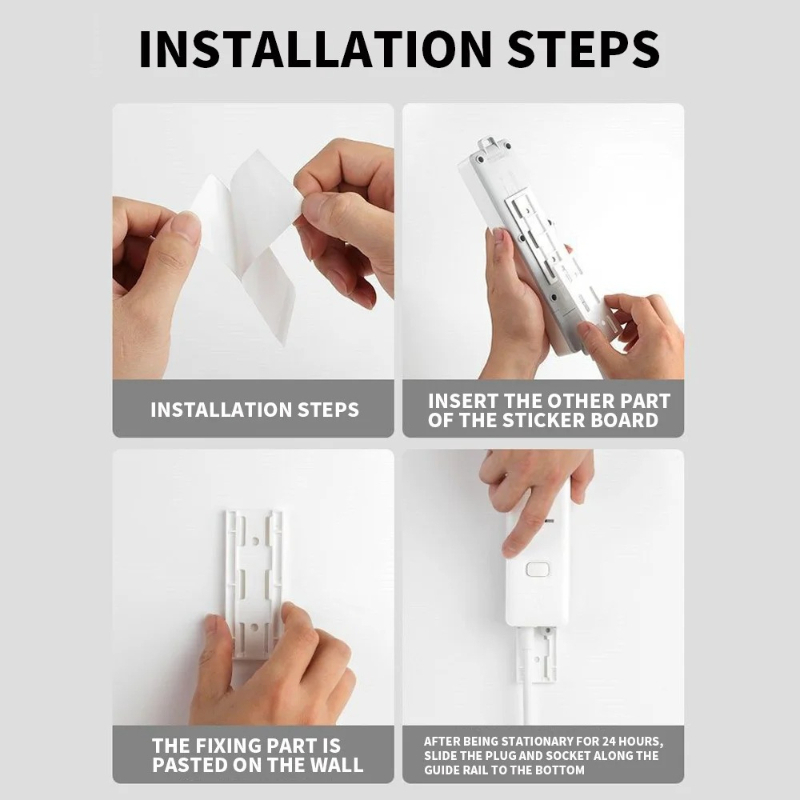 Samoprzylepny uchwyt na listwę – Power Tools For Home recenzja i cena