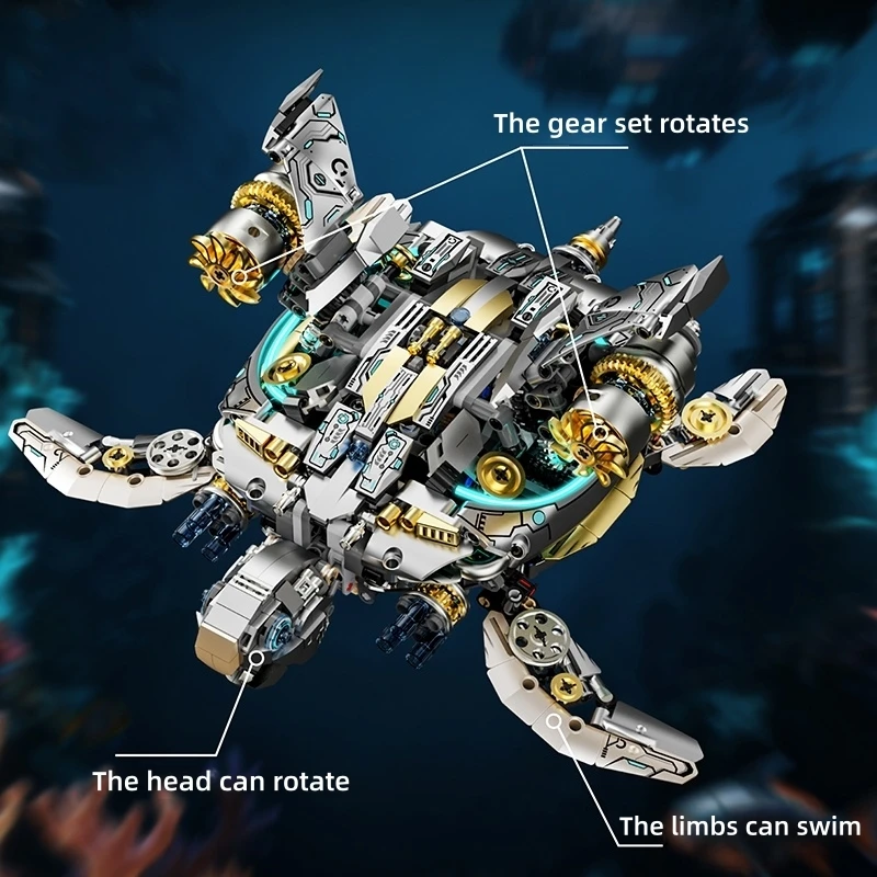 Mechaniczny żółw morski Klocki – Power Tools Lego recenzja i cena