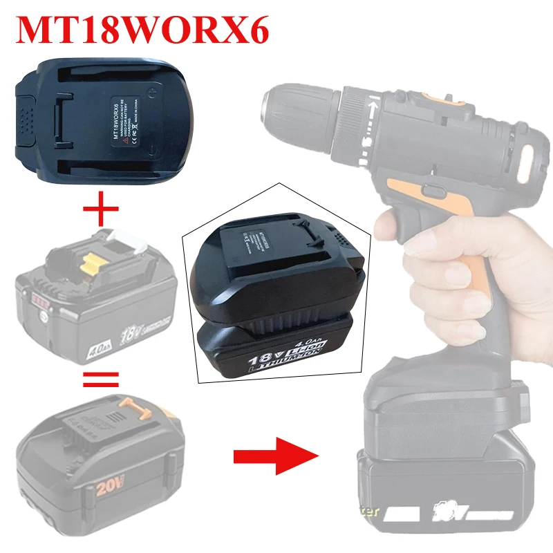 Adapter konwertera akumulatoró – Power Tools Battery Adapter recenzja i cena