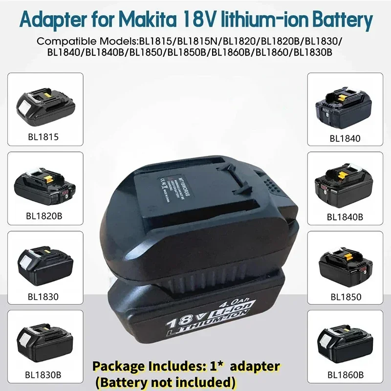 Adapter konwertera akumulatoró – Power Tools Battery Adapter recenzja i cena