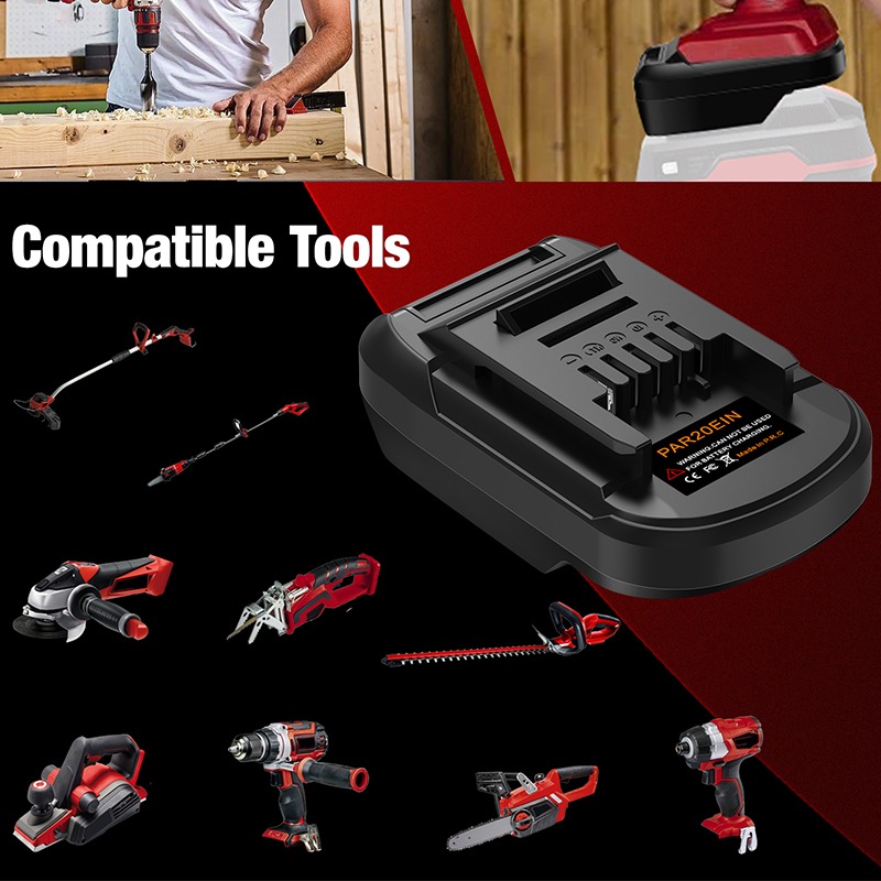 Adapter baterii HAKSINKY PAR20 – Power Tools Battery Adapter recenzja i cena