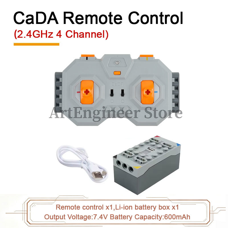 CaDA Power Functions Silniki M – Power Tools Lego recenzja i cena