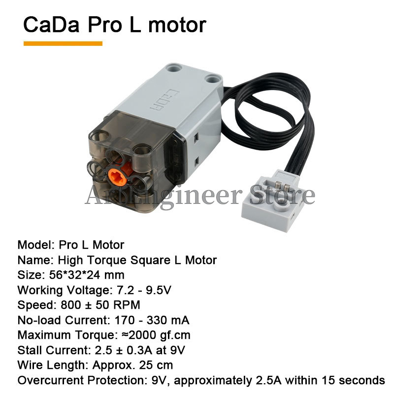 CaDA Power Functions Silniki M – Power Tools Lego recenzja i cena