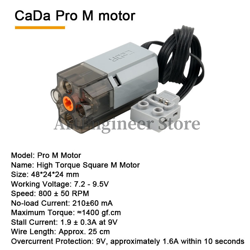 CaDA Power Functions Silniki M – Power Tools Lego recenzja i cena