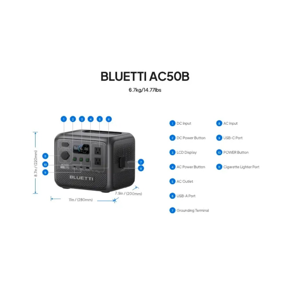 BLUETTI AC50B Przenośna Stacja – Power Tools For Home recenzja i cena