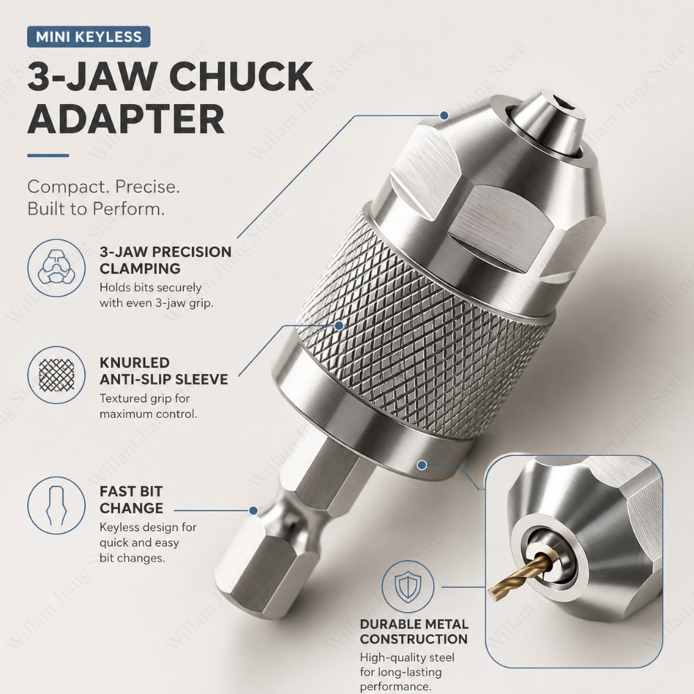Adapter do wiertarki z 3 szczę – Power Tools Manual recenzja i cena